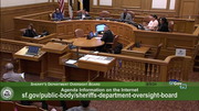 Sheriff's Department Oversight Commission : SFGTV : April 24, 2024 12:00am-3:01am PDT