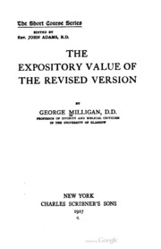 Cover of edition ScsTheExpositoryValueOfTheRevised