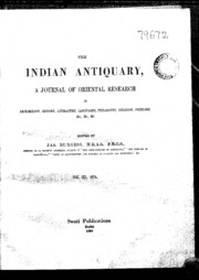 Cover of edition TheIndianAntiquaryVolIii