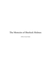 Cover of edition TheMemoirsOfSherlockHolmes_201808