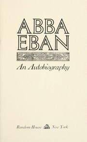 Cover of edition abbaebanautobiog00ebanrich