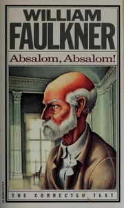 Cover of edition absalomabsalomco00faul