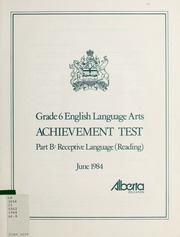 Cover of edition achievementtest1984albe_0