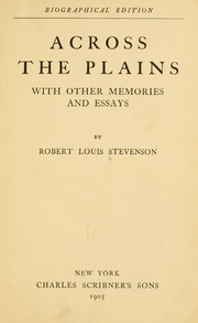 Cover of edition acrossplainswith00stev8