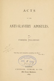 Cover of edition actsofantislaver00pillss