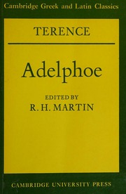 Cover of edition adelphoe0000tere