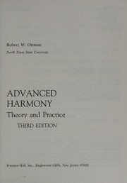 Cover of edition advancedharmonyt0000ottm_q0v1