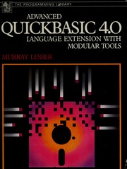 Cover of edition advancedquickbas00less