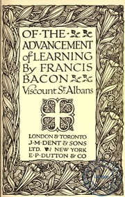 Cover of edition advancementlearn00bacouoft