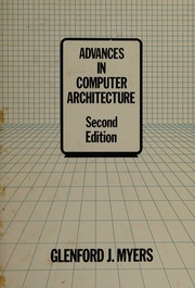 Cover of edition advancesincomput0000myer_j5a0