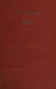 Cover of edition affluentsociety0000unse_i0n1