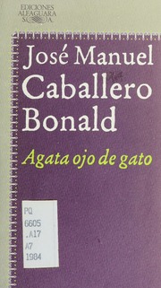 Cover of edition agataojodegato0000caba