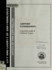 Cover of edition airportcommissio1801sanf