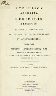 Cover of edition alcestismonk00euri