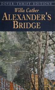 Cover of edition alexandersbridge0000cath_h3h3