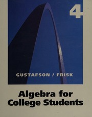 Cover of edition algebraforcolleg0000gust
