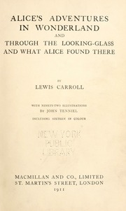Cover of edition alicesadventures00carr