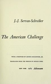 Cover of edition americanchalleng00servrich