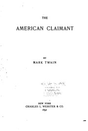 Cover of edition americanclaiman02twaigoog