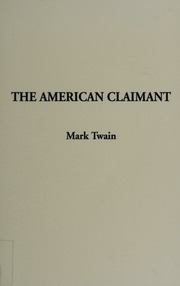 Cover of edition americanclaimant0000twai_w8l8