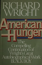 Cover of edition americanhunger00wrig_0