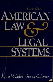 Cover of edition americanlawlegal00calv