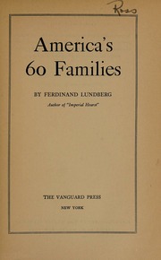 Cover of edition americas60famili0000unse