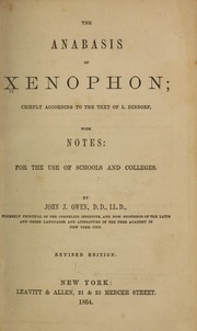 Cover of edition anabasisofxeno00xeno