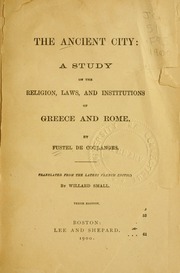 Cover of edition ancientcitystudy01fust