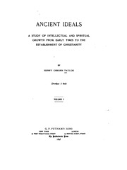 Cover of edition ancientidealsas02taylgoog