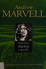 Cover of edition andrewmarvell0000marv_n7i7