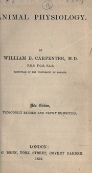 Cover of edition animalphysiology00carpuoft