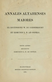Cover of edition annalesaltahense00gies