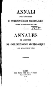 Cover of edition annali26instgoog