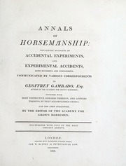 Cover of edition annalsofhorseman00bunb_1