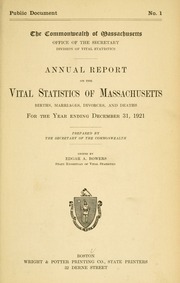 Cover of edition annualreportvita1921mass