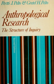 Cover of edition anthropologicalr00pel_byx