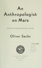 Cover of edition anthropologiston00sack