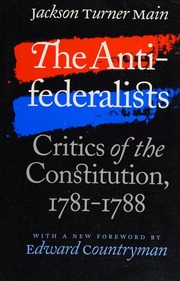 Cover of edition antifederalistsc0000main_v3e7