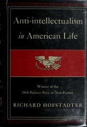Cover of edition antiintellectua000hofs