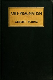 Cover of edition antipragmatismex00schi