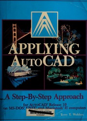 Cover of edition applyingautocads0000wohl_w9m2