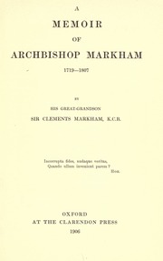 Cover of edition archbishopmarkha00markuoft