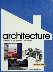 Cover of edition architecturedesi00spen