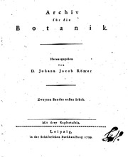 Cover of edition archivfrdiebota01rmgoog