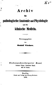 Cover of edition archivfrpatholo10unkngoog