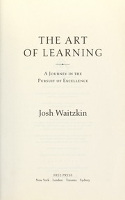 Cover of edition artoflearningjou00wait