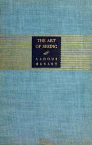 Cover of edition artofseeing00huxl