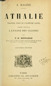 Cover of edition athalietragdi00raci
