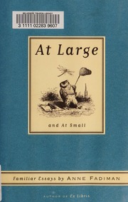 Cover of edition atlargeatsmallfa00fadi